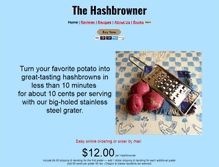 Tablet Screenshot of hashbrowner.com